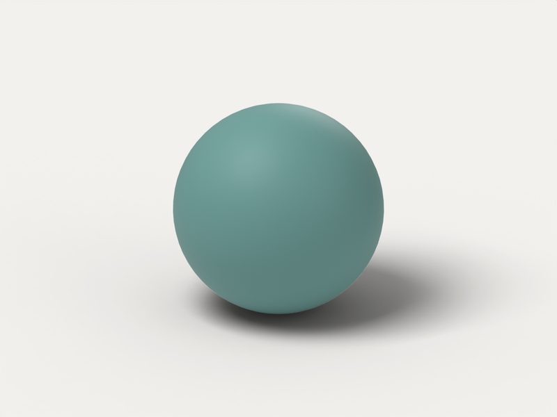 3D render of the Bouncy 40 mm sphere